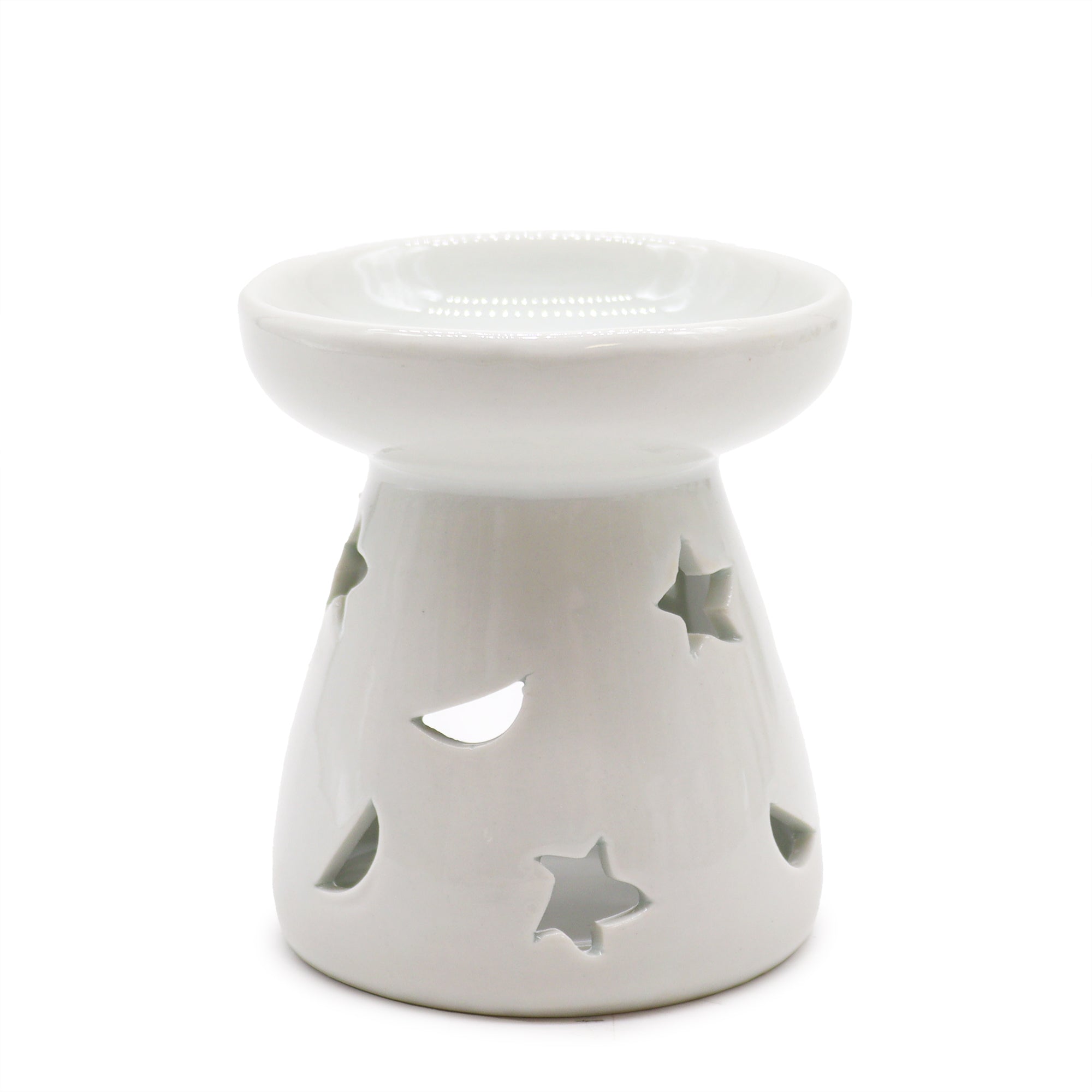 View Sm Classic White Oil Burner Moon Star information