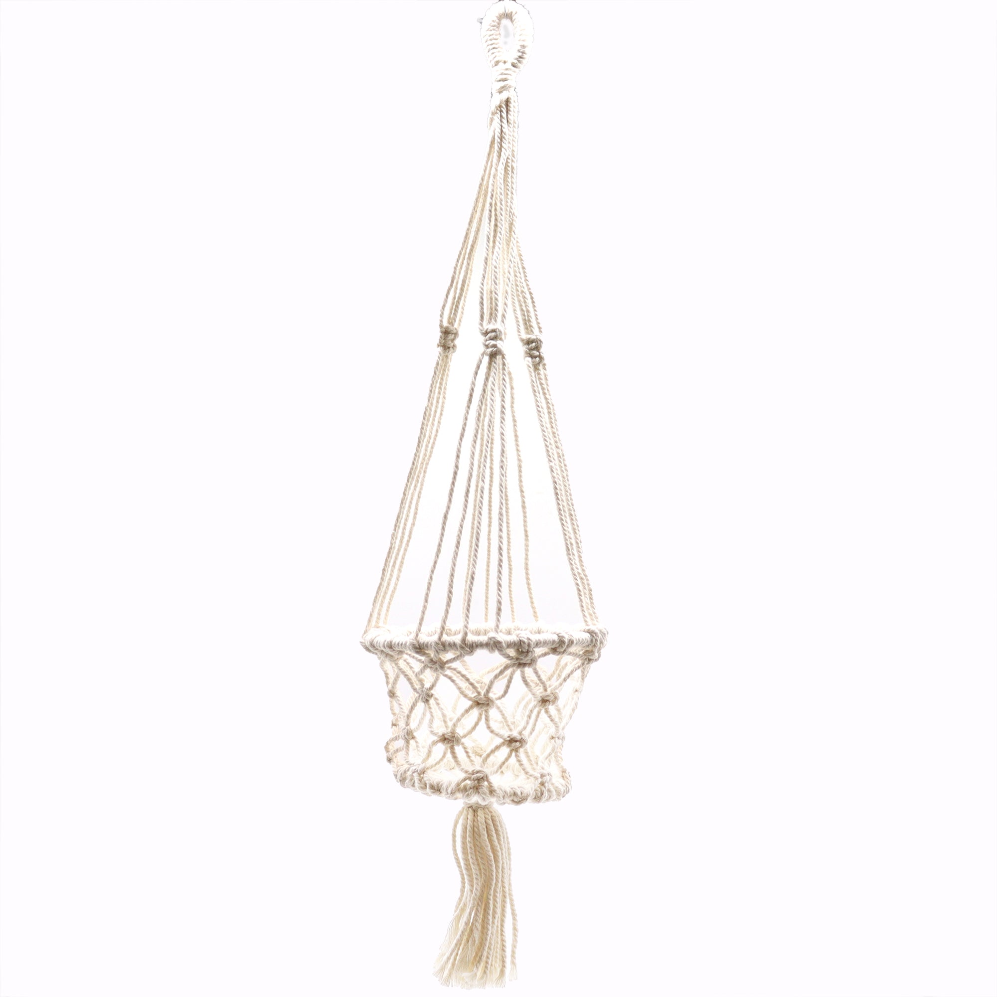 View Macrame Pot Holder Single Small Pot information