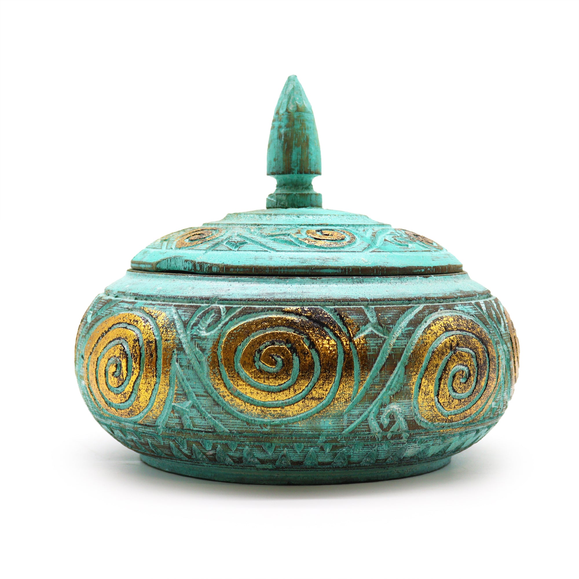 View Turquoise Squat Sweet Jar information