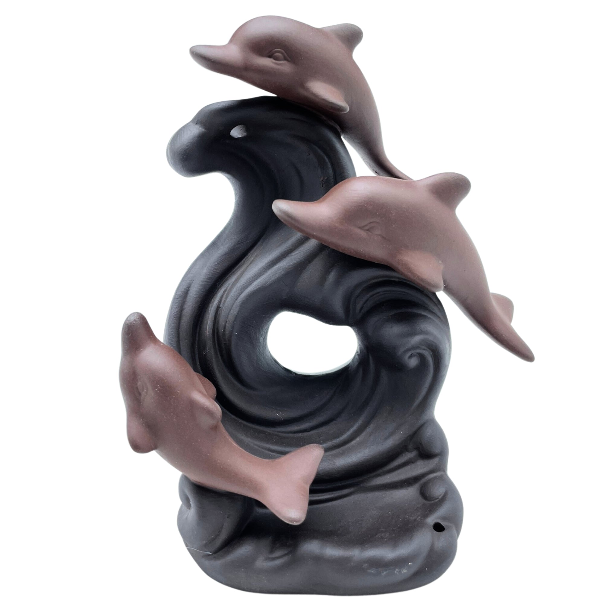 View Backflow Incense Burner Dolphin Wave information