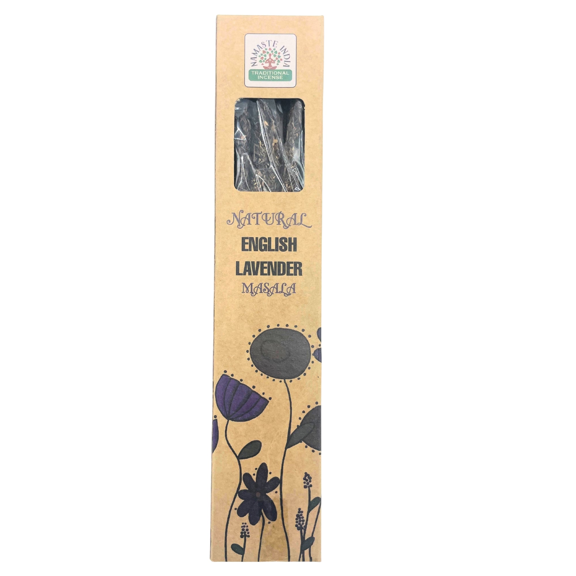 View Natural Botanical Masala Incense English Lavender information