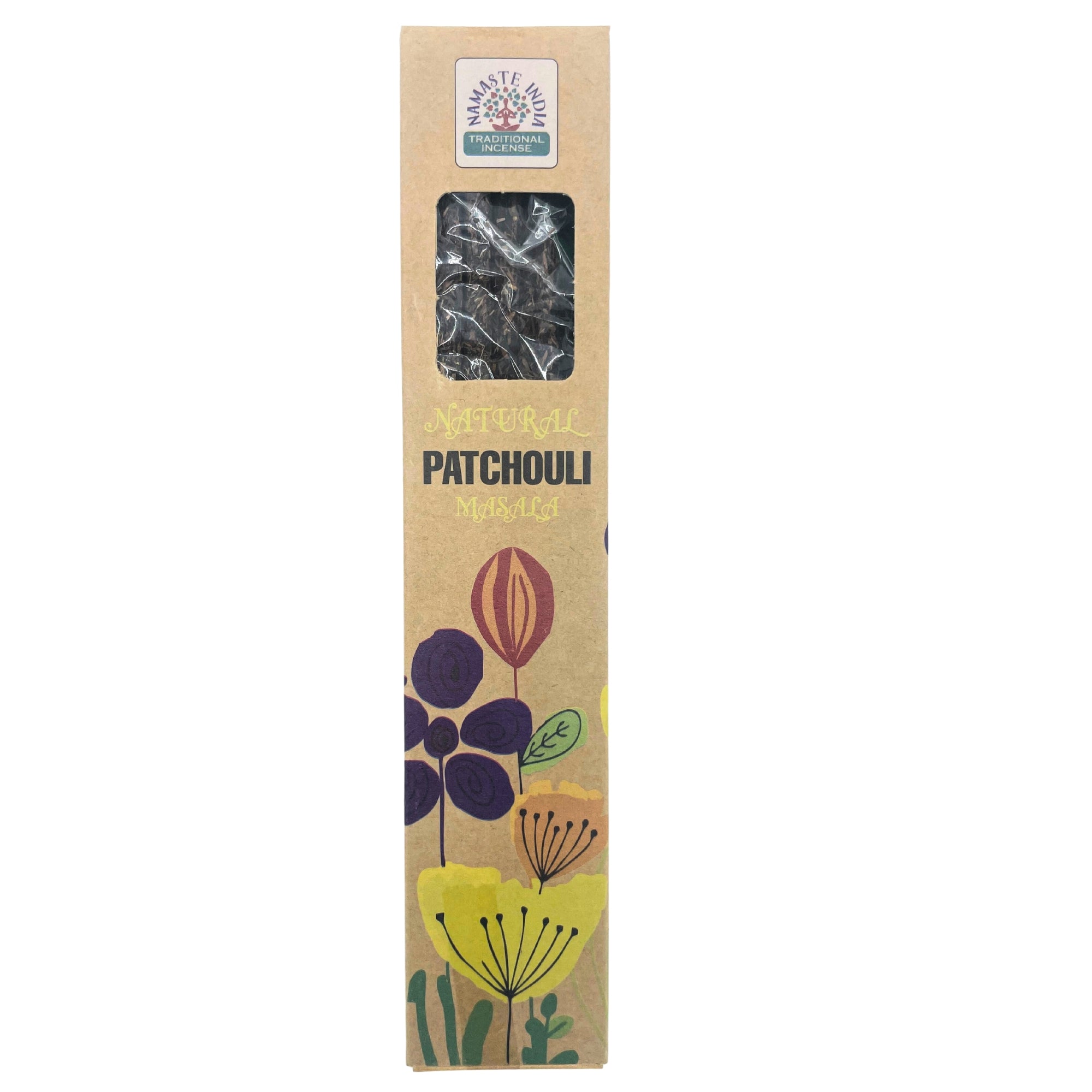 View Natural Botanical Masala Incense Patchouli information