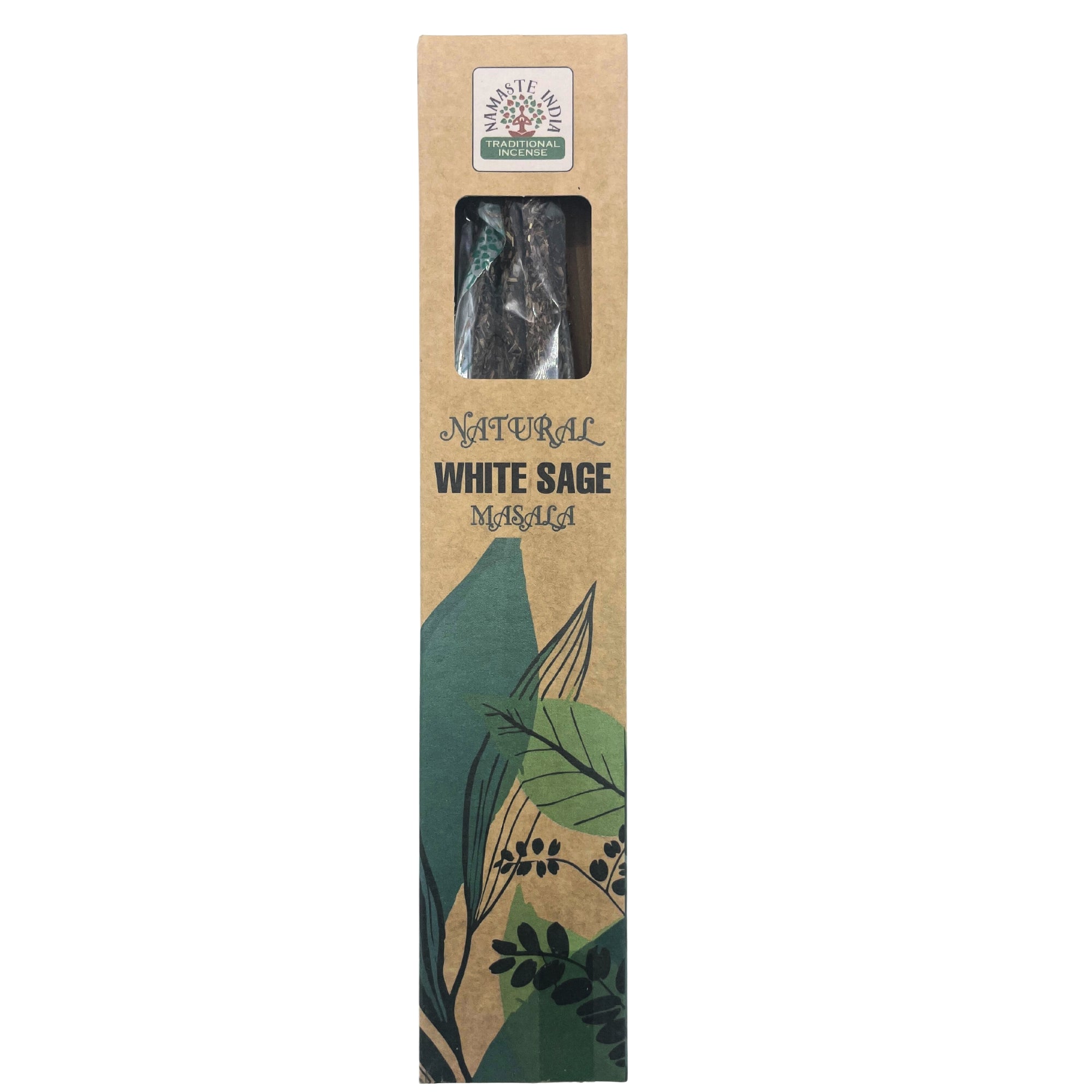 View Natural Botanical Masala Incense White Sage information