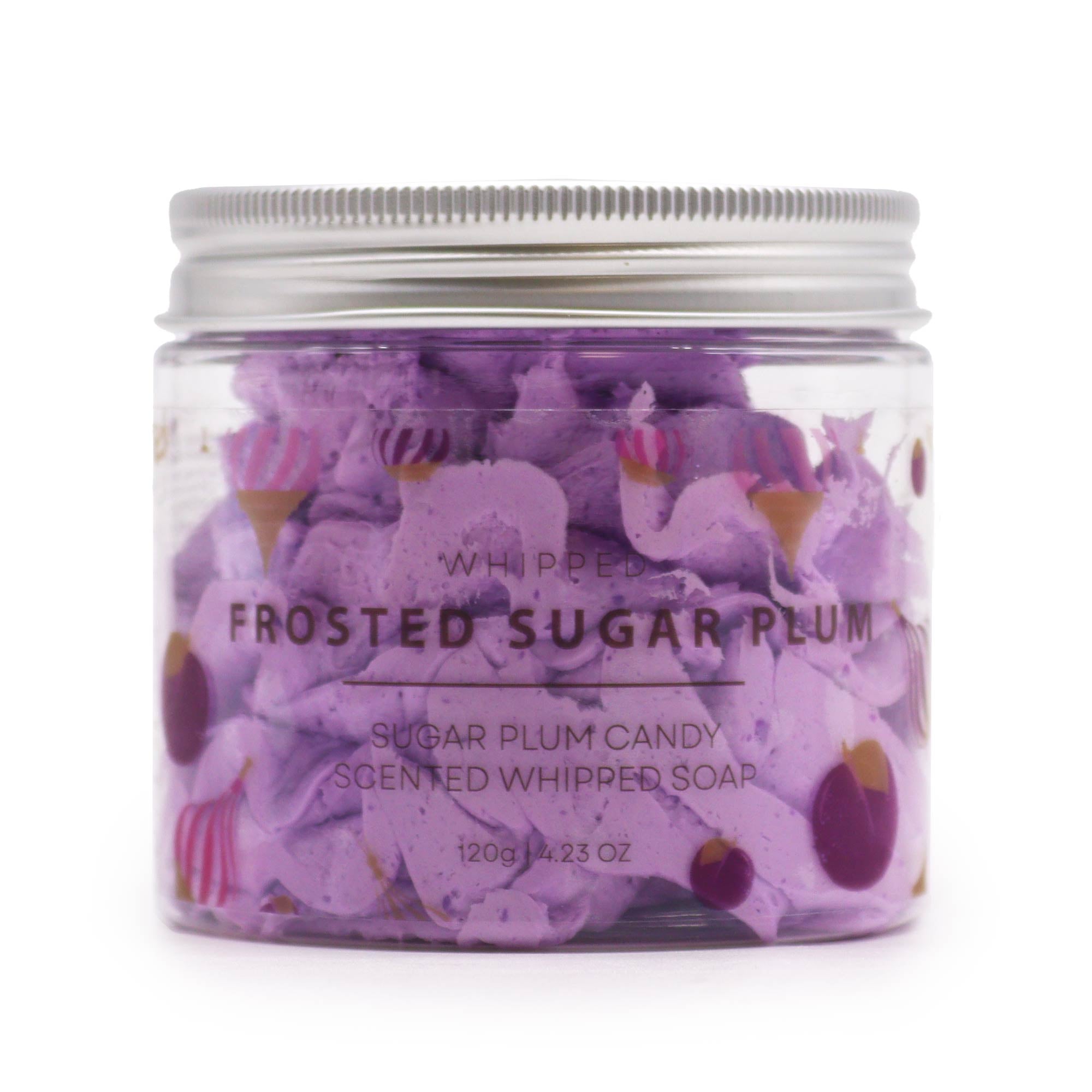 View Frosted Sugar Plum Whipped Cream Soap 120g information