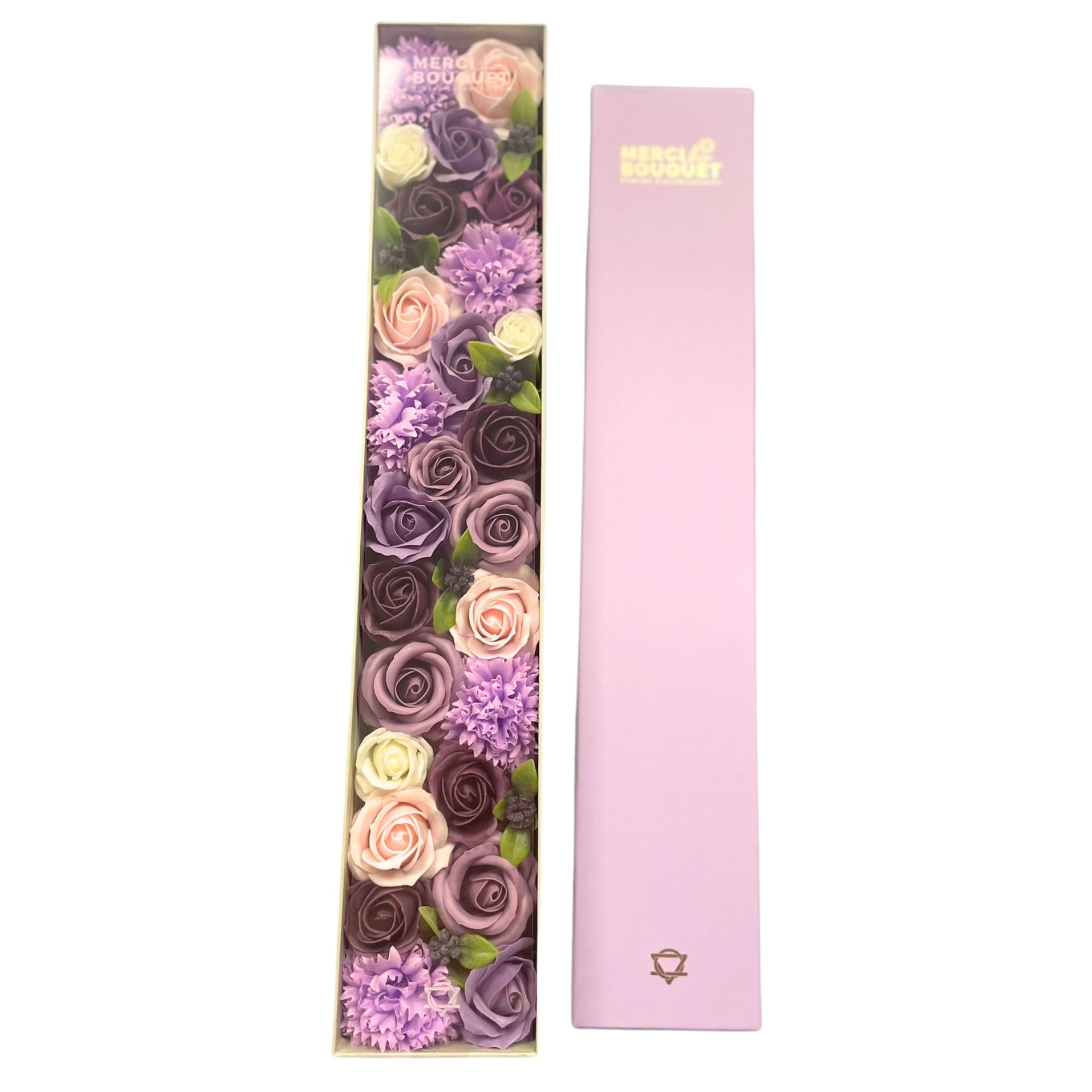 View Extra Long Lavender Rose Carnation information