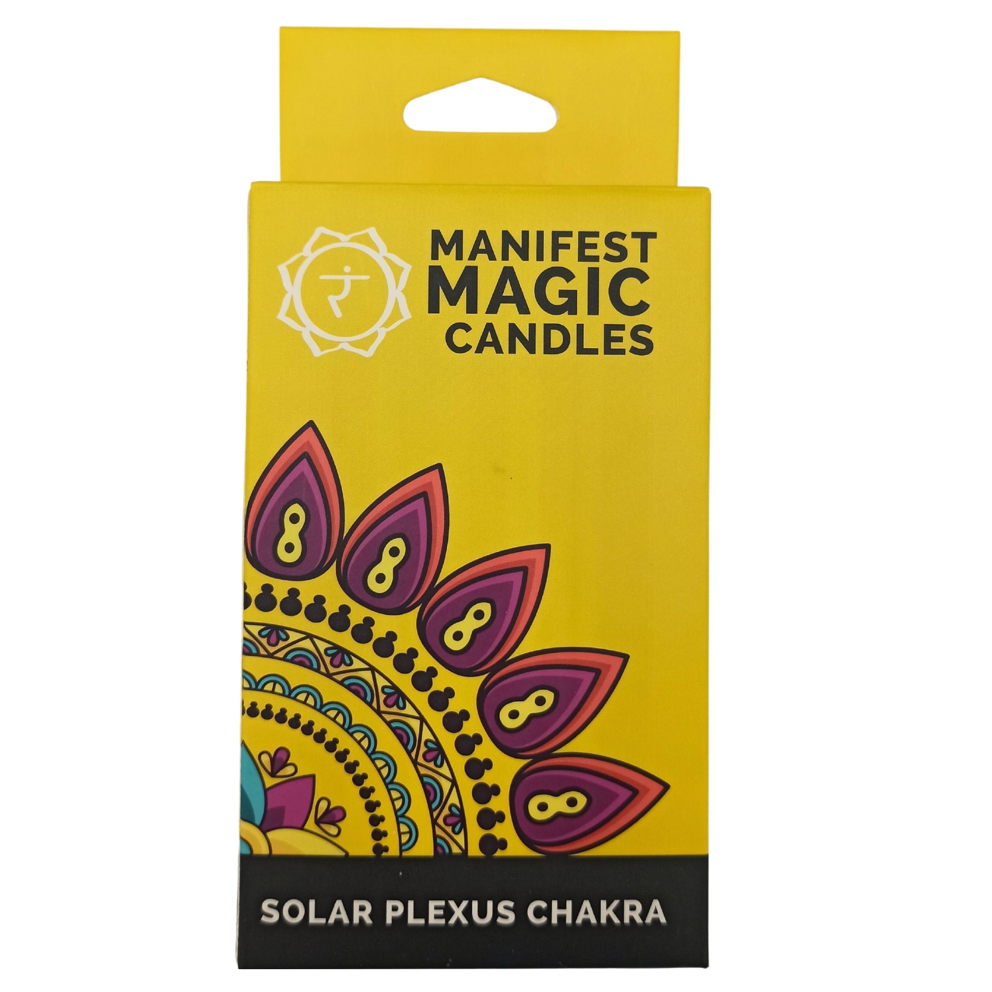 View Manifest Magic Candles pack of 12 Yellow Solar Plexus Chakra information