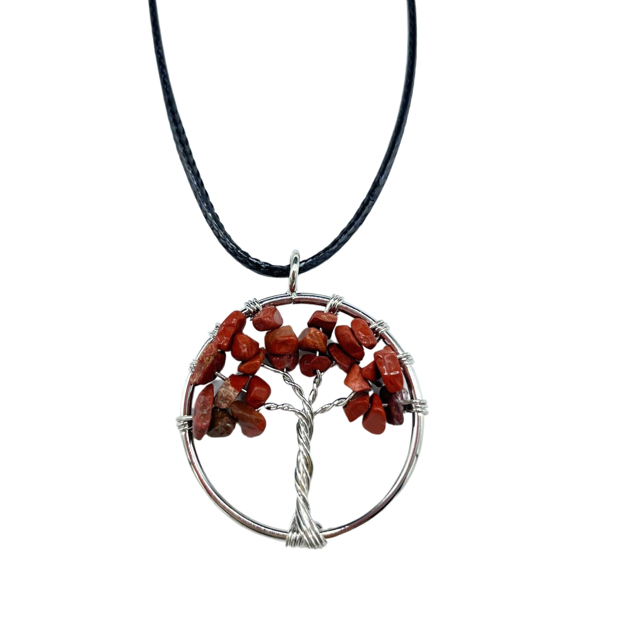 View Tree of Life Pendant Red Jasper information