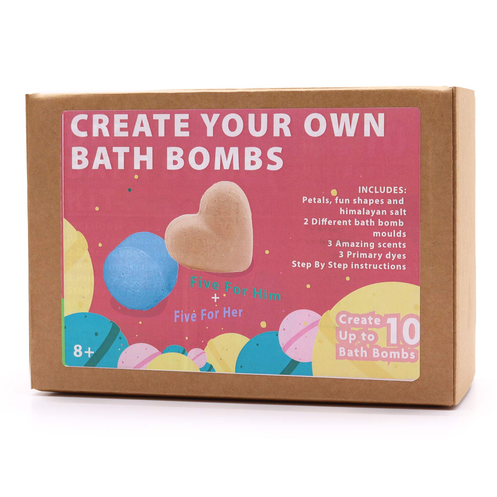 View Bath Bomb Kit Rose Bubblegum information