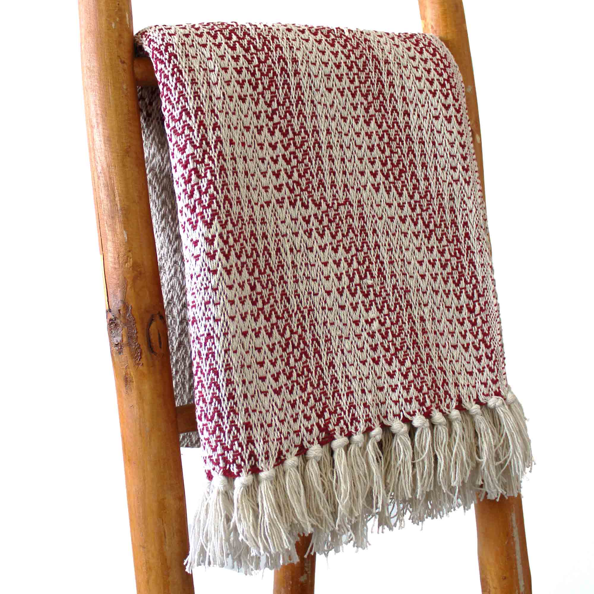 View Boho Comfort Throws 140x200cm Ruby Two Tone information