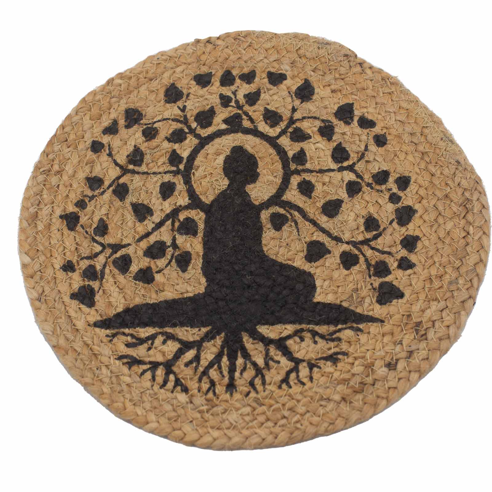 View Natural Place Mat Jute 30cm Bodhi Tree Print information