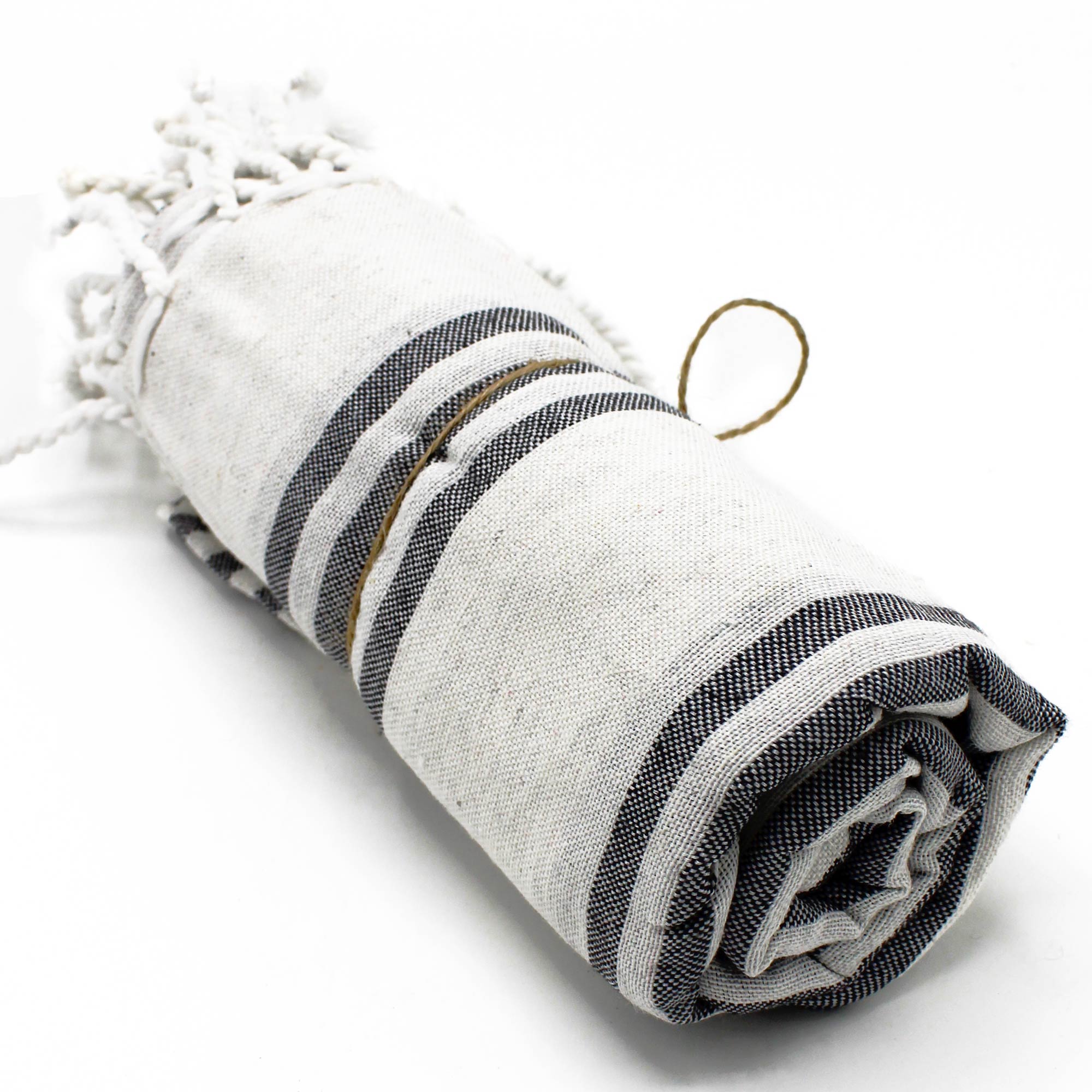 View Hamman Spa Towel Charcoal 90x170cm information