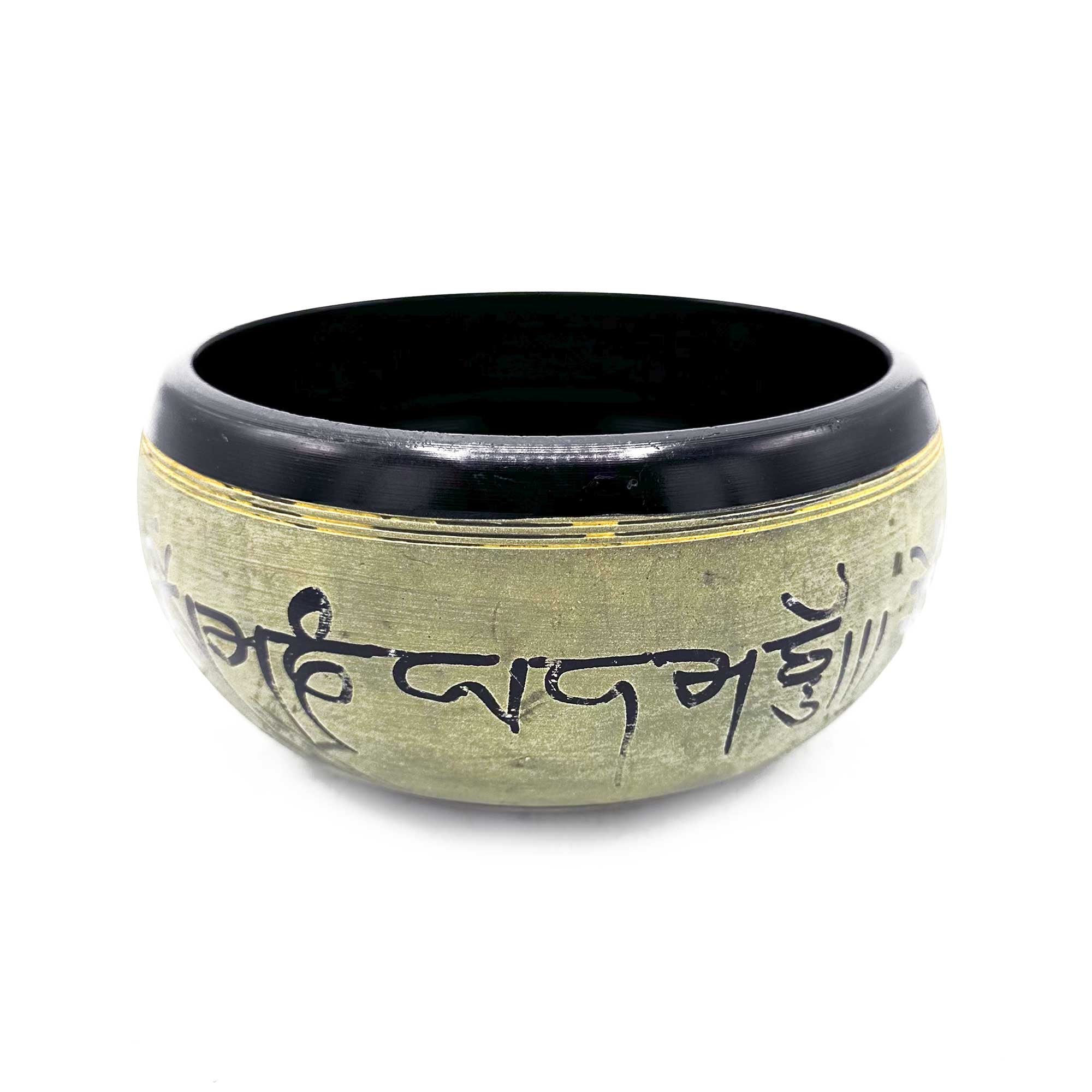 View Earth Powder Singing Bowl Mantra Five Buddha 16cm information