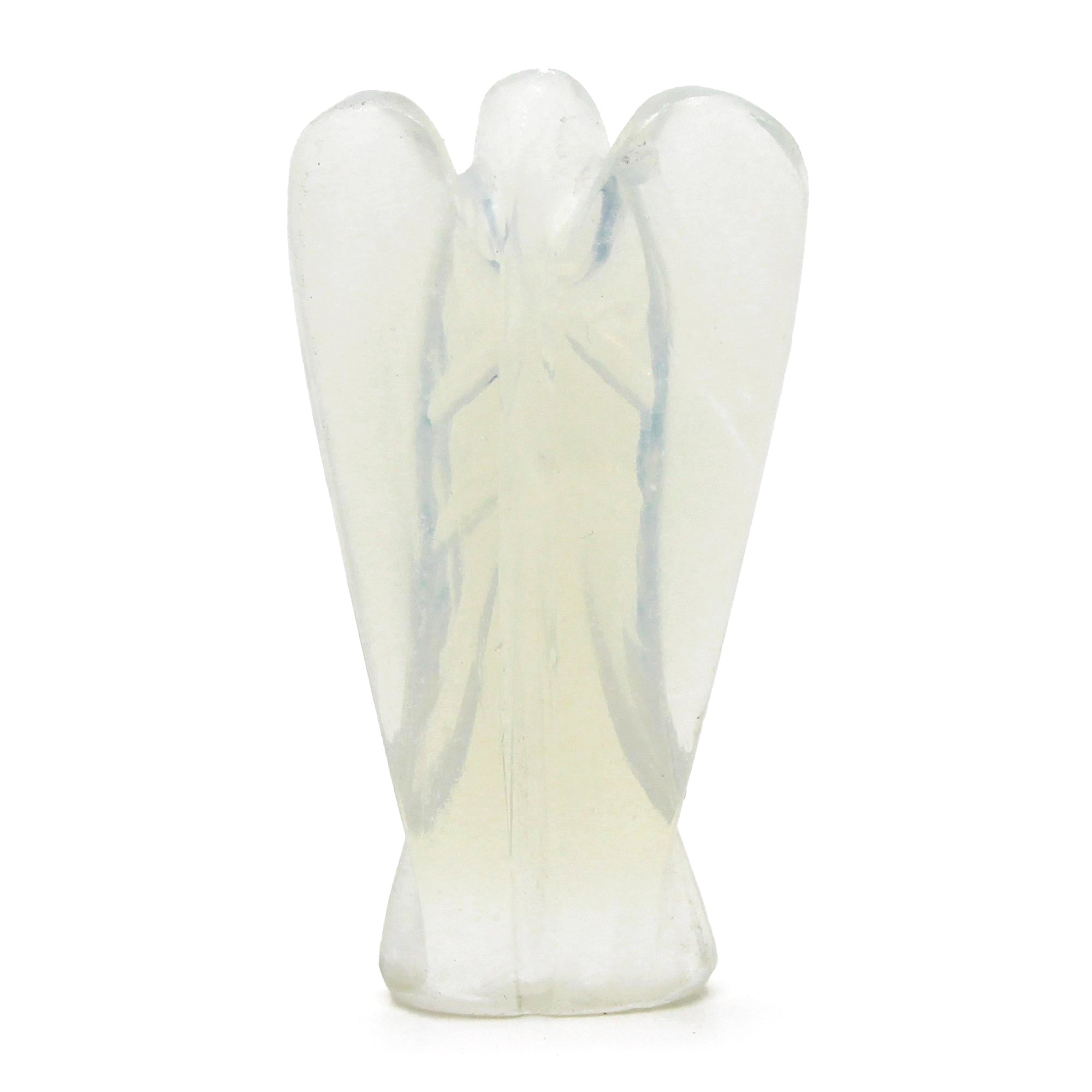 View Hand Carved Gemstone Angel Opalite information