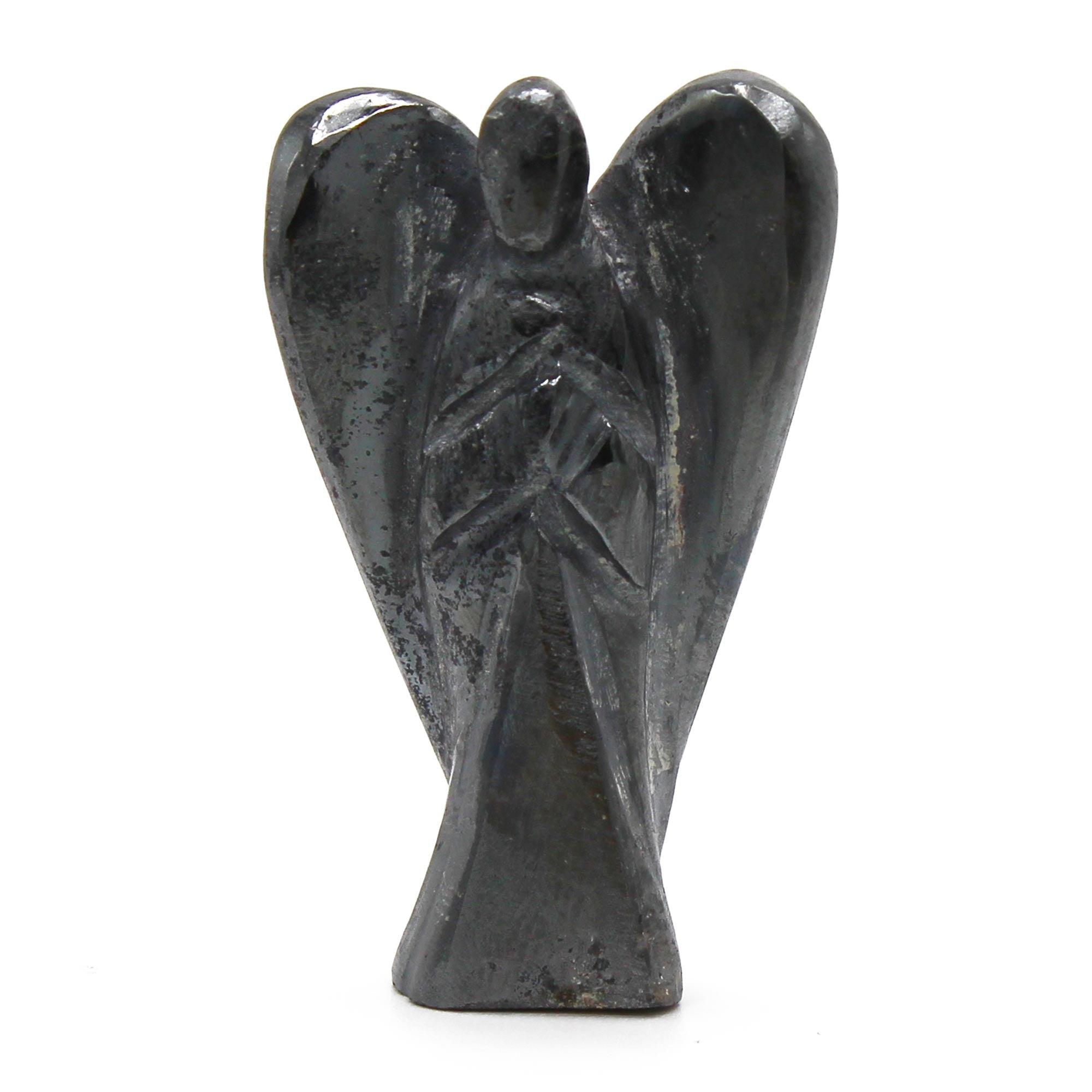 View Hand Carved Gemstone Angel Hematite information