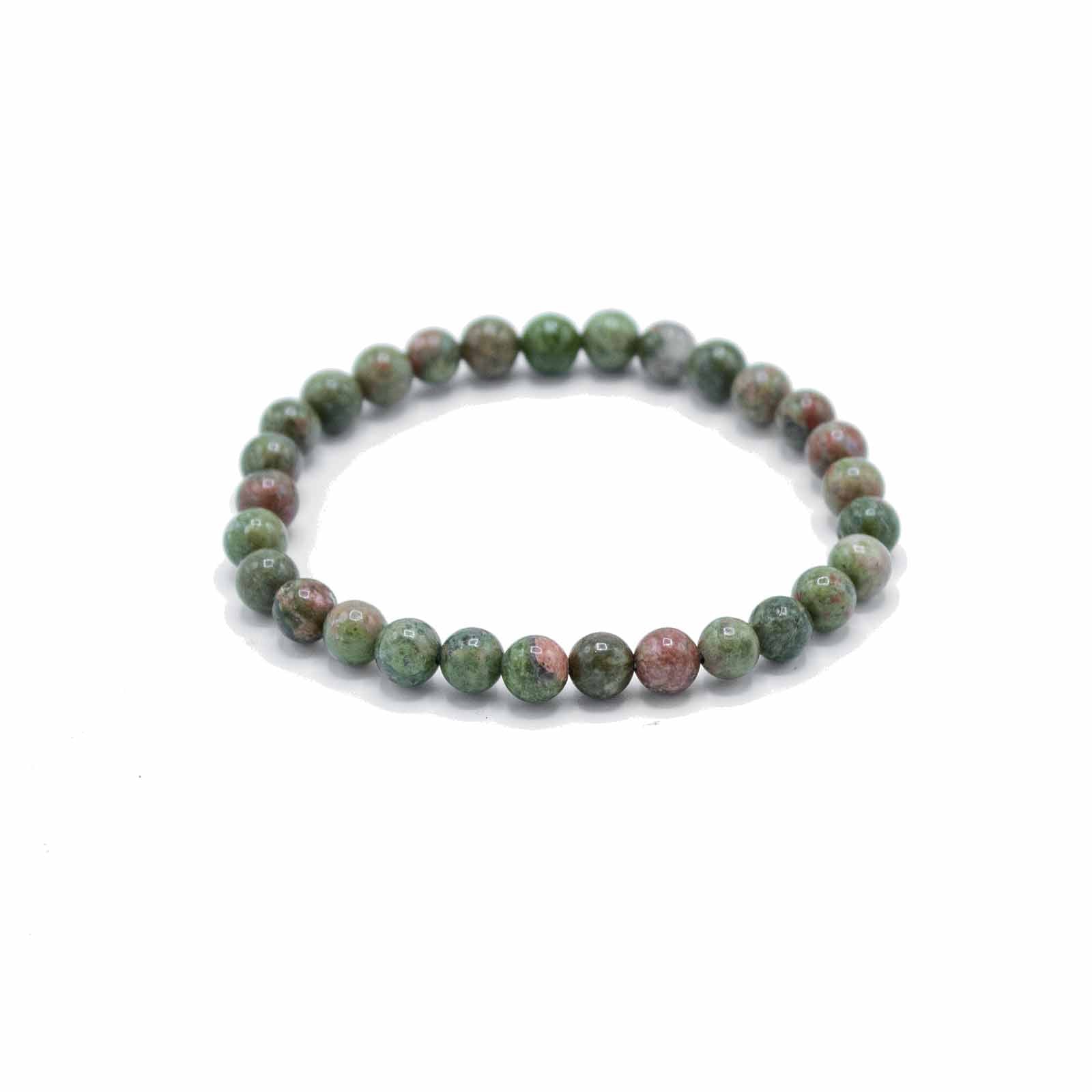 View Gemstone Manifestation Bracelet Green Jasper Growth information