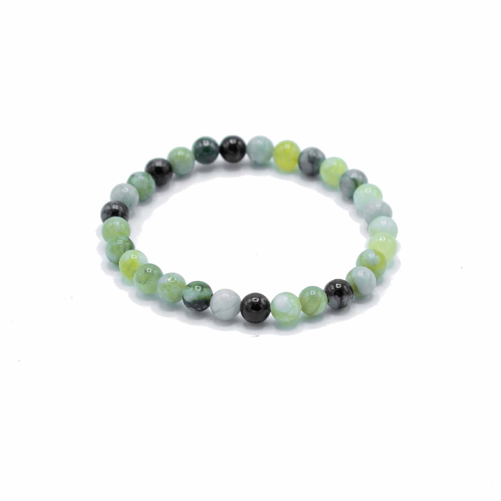 View Gemstone Manifestation Bracelet Olive Jade Healing information