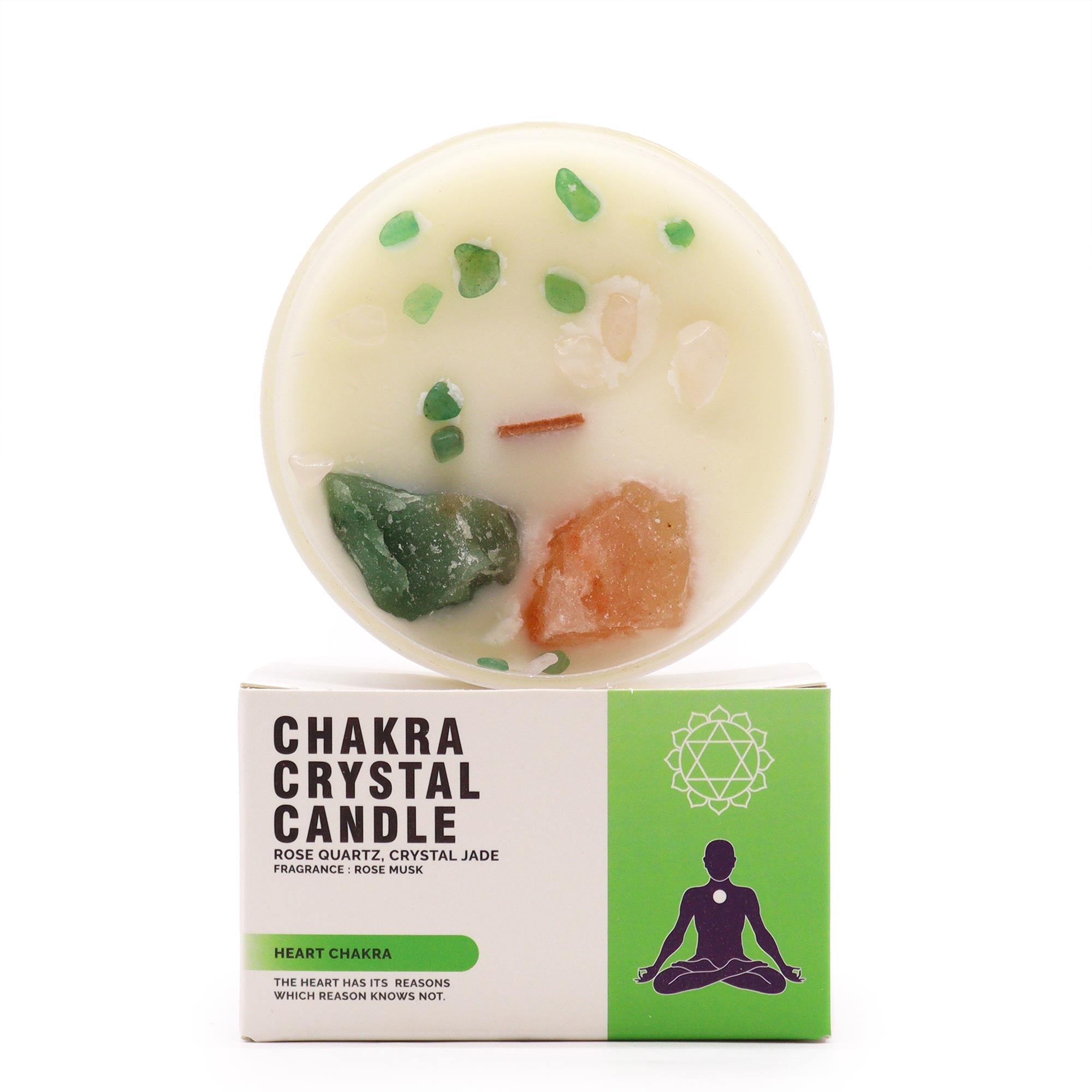 View Chakra Crystal Candles Heart Chakra information