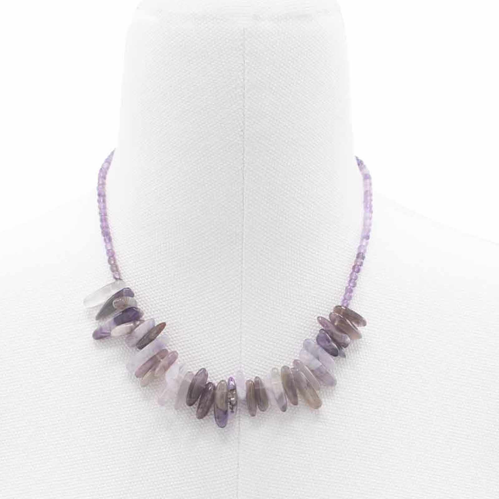 View Longstone Gem Necklace Amethyst information