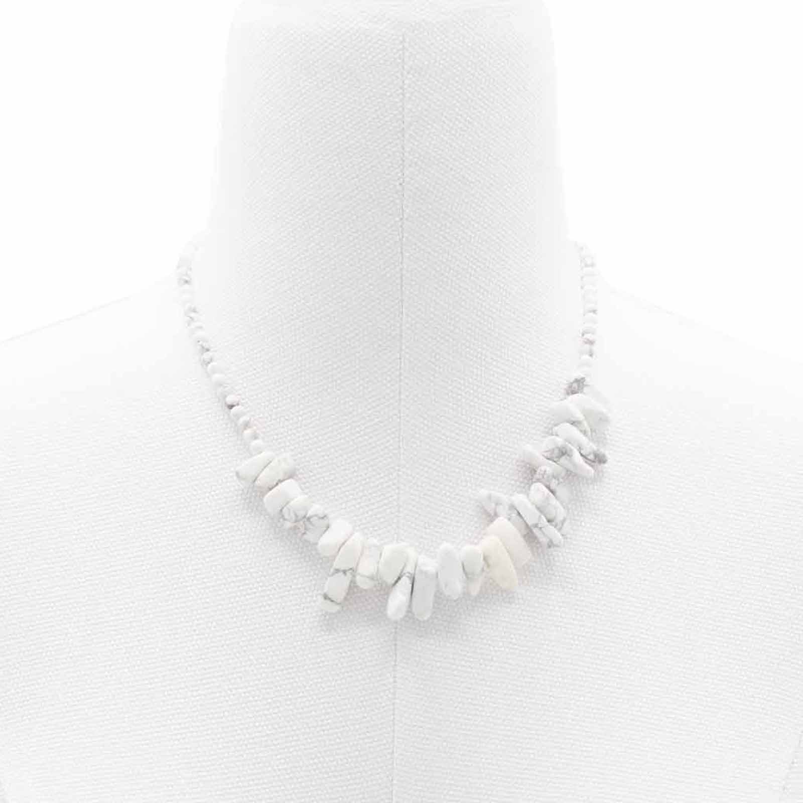 View Longstone Gem Necklace White Jasper information