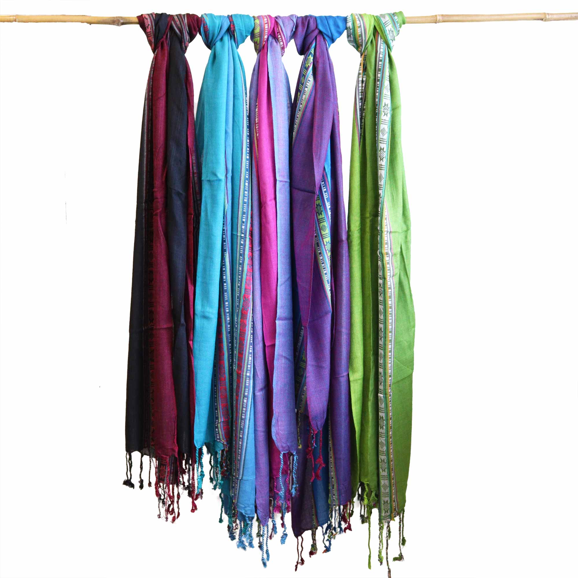 View Varanasi Scarves 22x72cm Passion Purple information