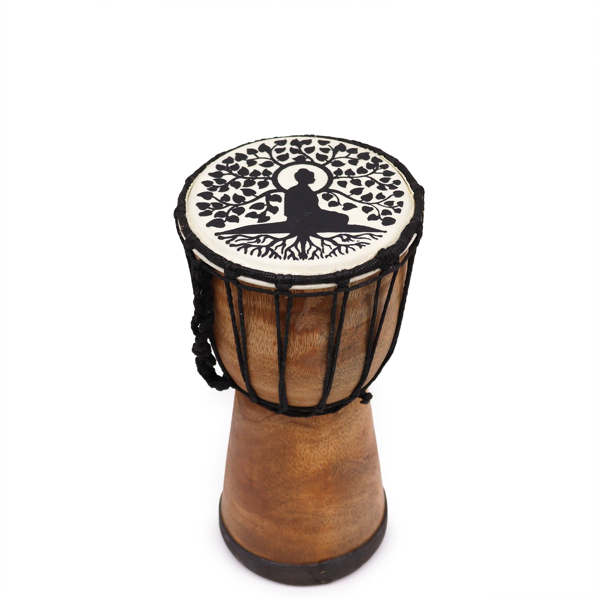 View Buddha Wide Top Djembe Drum 25cm information