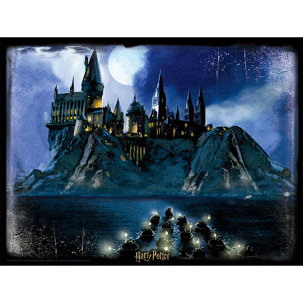 View Harry Potter 3D Image Puzzle 500pc Hogwarts Night information