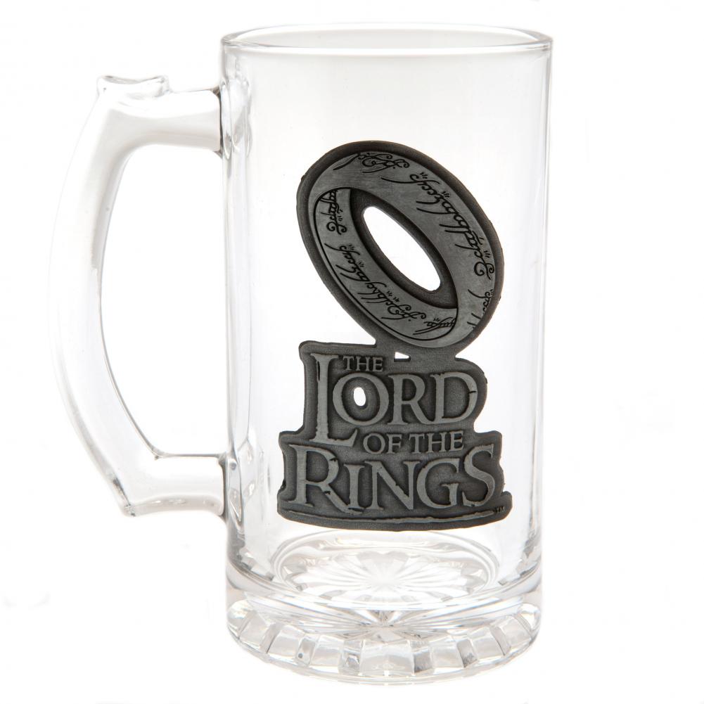 View The Lord Of The Rings Glass Tankard Logo information