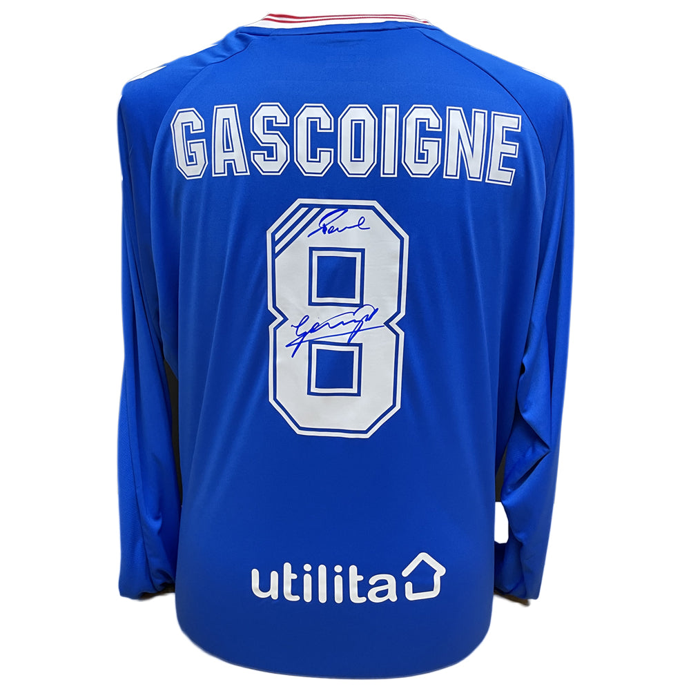 View Rangers FC Gascoigne Signed Shirt information