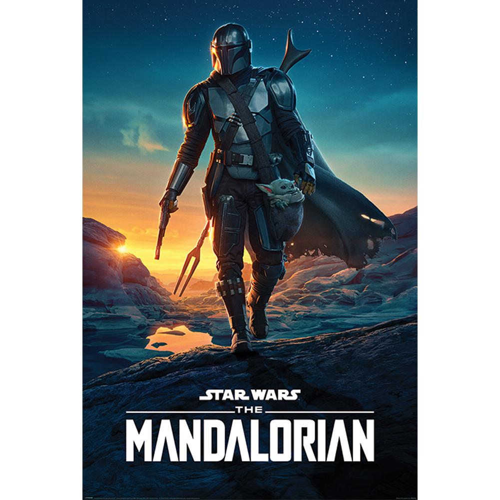 View Star Wars The Mandalorian Poster Nightfall 282 information