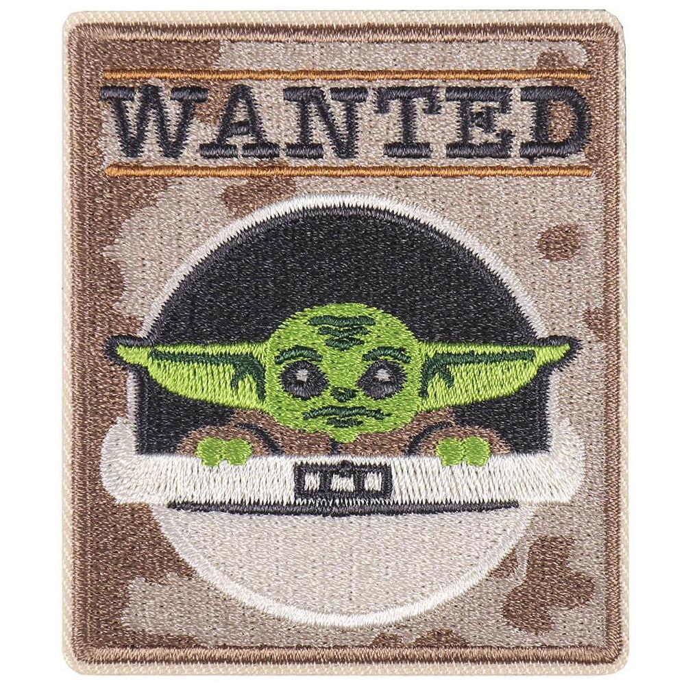 View Star Wars The Mandalorian IronOn Patch Wanted information