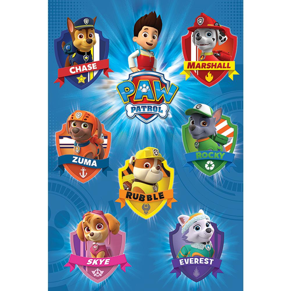View Paw Patrol Poster Crests 74 information