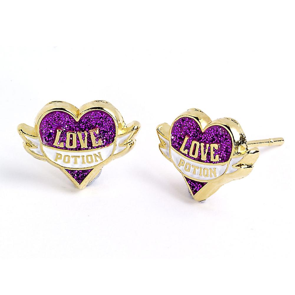 View Harry Potter Gold Plated Earrings Love Potion information