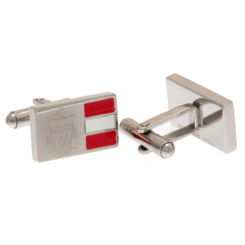 View Liverpool FC Stainless Steel Stripe Cufflinks information