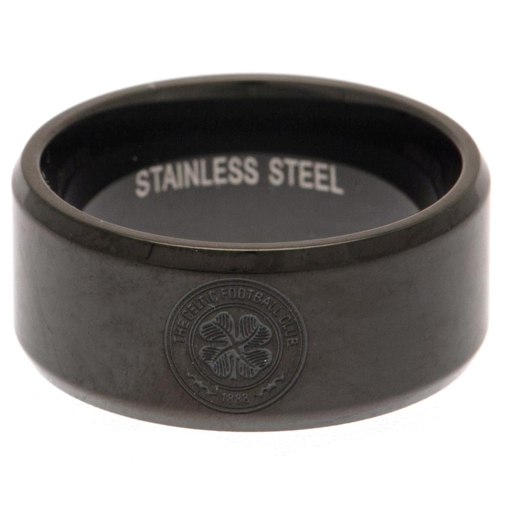 View Celtic FC Black IP Ring Small information