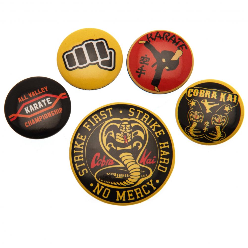 View Cobra Kai Button Badge Set information
