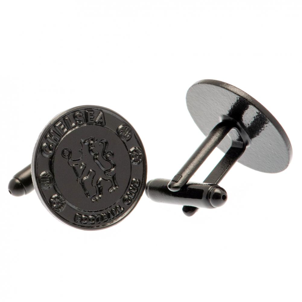 View Chelsea FC Black IP Cufflinks information