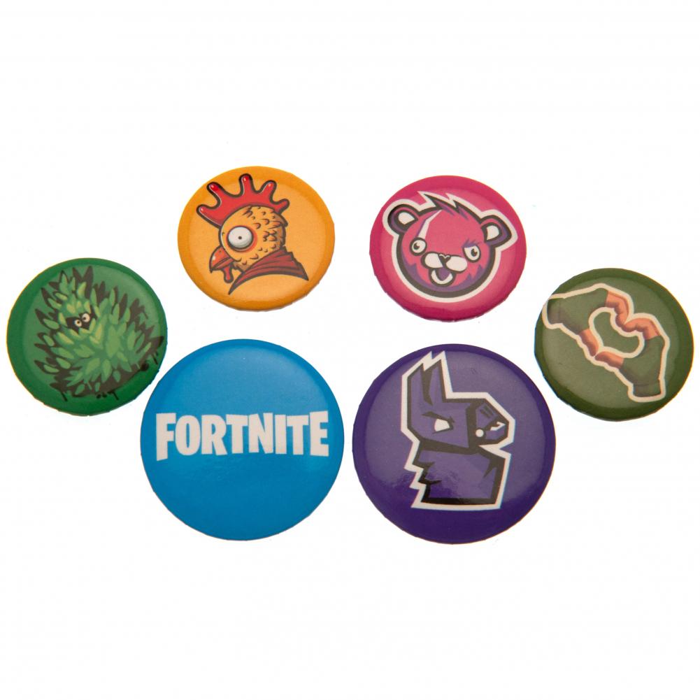 View Fortnite Button Badge Set information