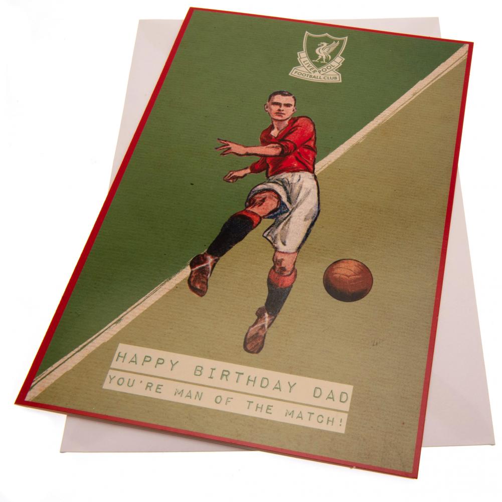 View Liverpool FC Birthday Card Dad Retro information