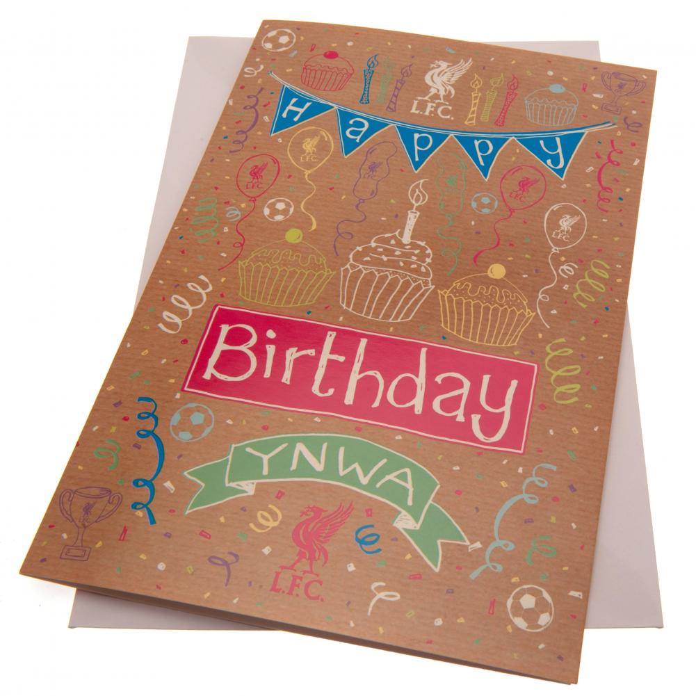 View Liverpool FC Birthday Card Girl information