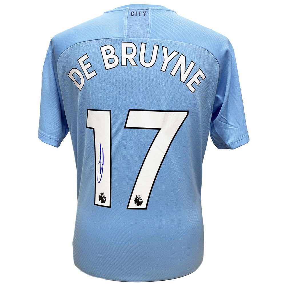 View Manchester City FC De Bruyne Signed Shirt information