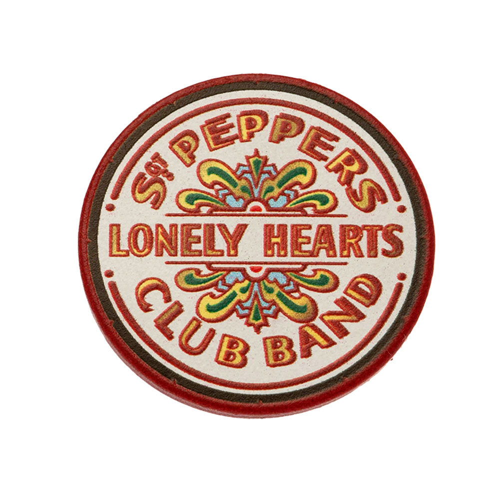 View The Beatles Badge Sgt Pepper information