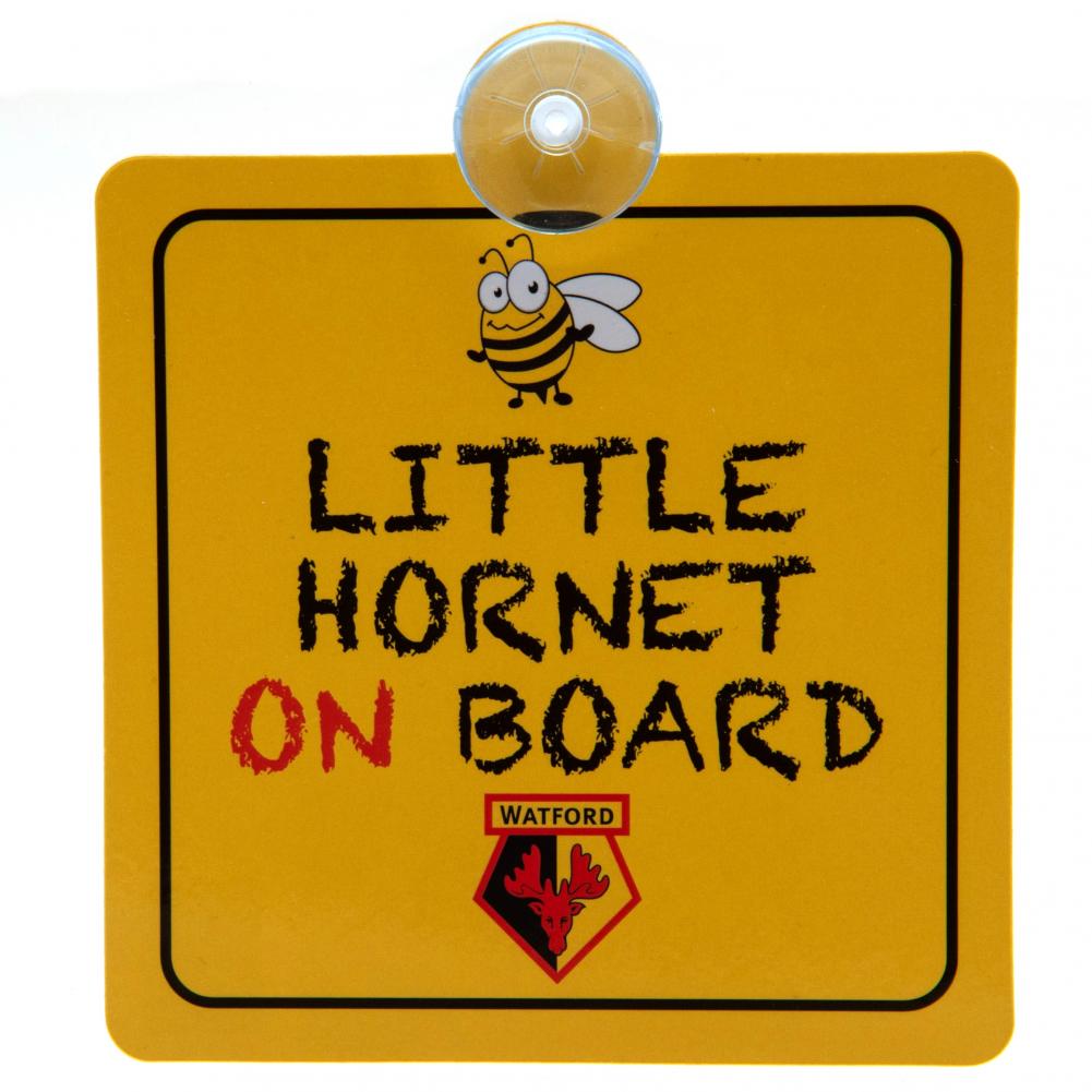 View Watford FC Baby On Board Sign information