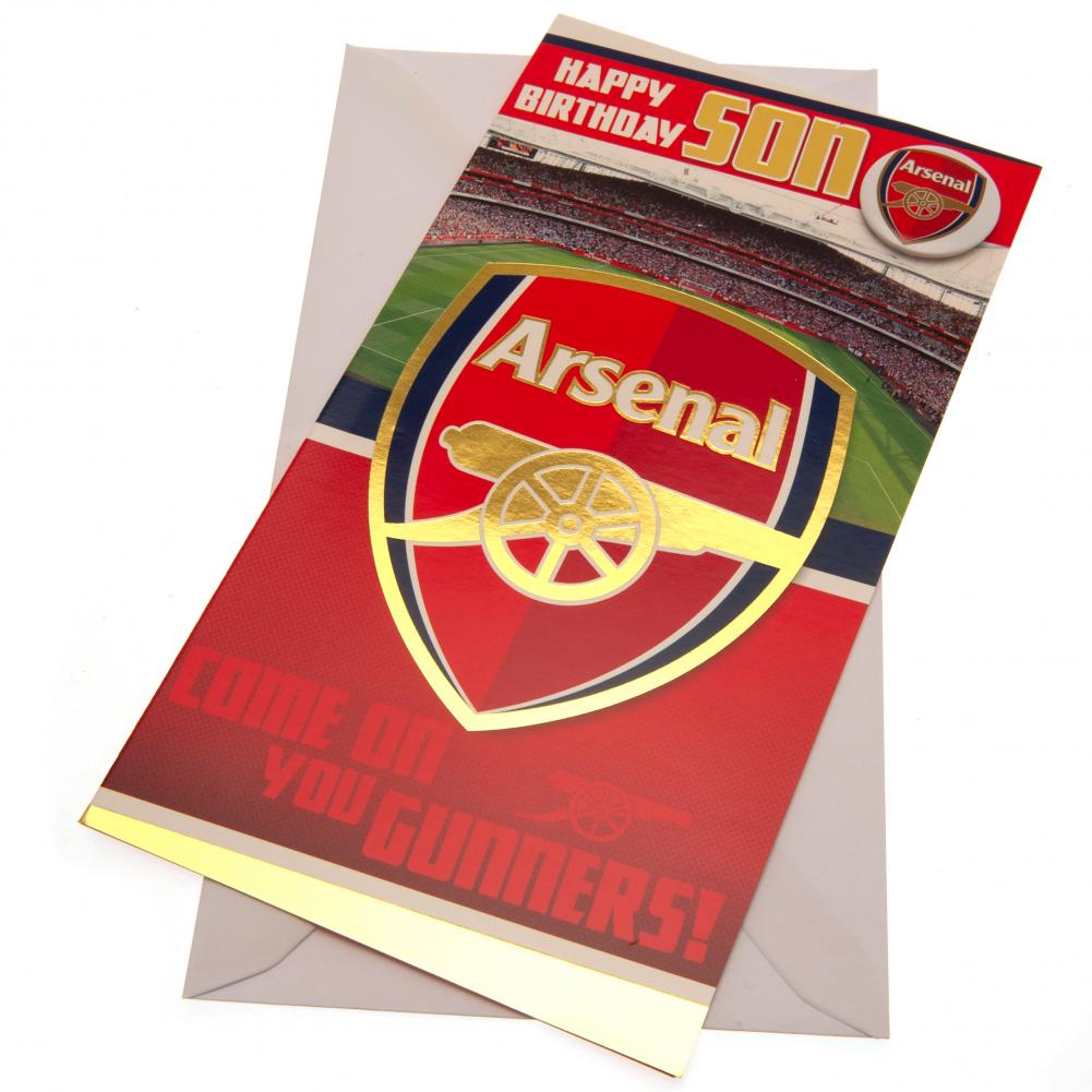 View Arsenal FC Birthday Card Son information