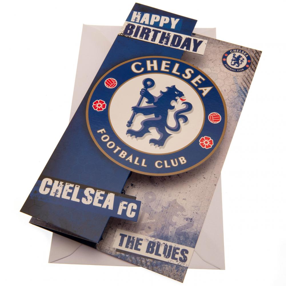 View Chelsea FC Birthday Card The Blues information