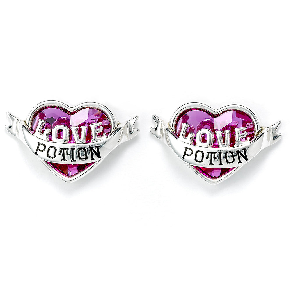 View Harry Potter Sterling Silver Crystal Earrings Love Potion information