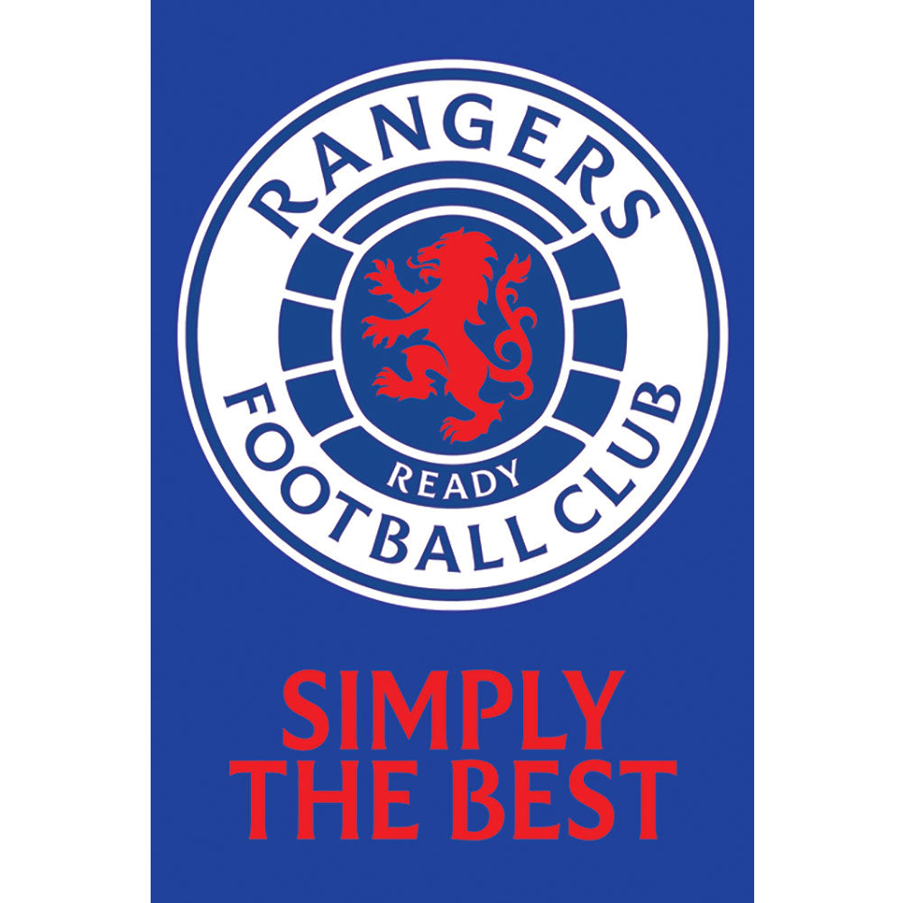 View Rangers FC Poster Crest 5 information