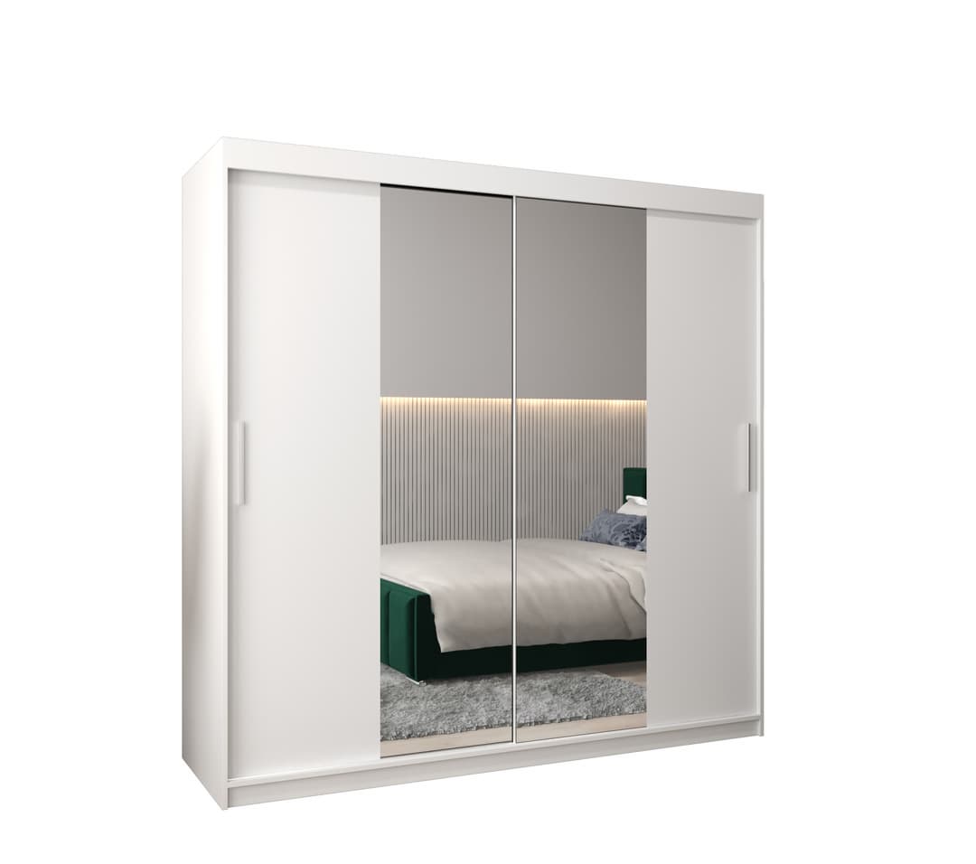 View Tokyo I Sliding Door Wardrobe 200cm White 200cm information