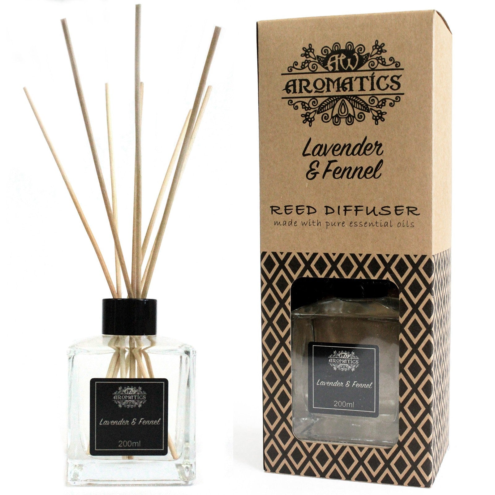 View 200ml Lavender Fennel Essential Oil Reed Diffuser information