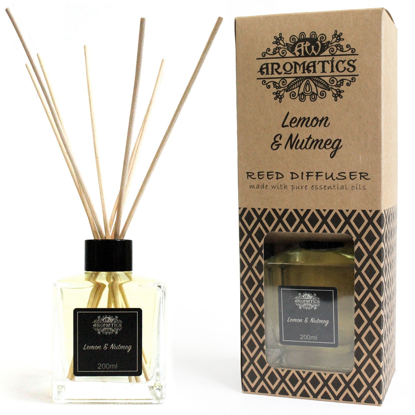 View 200ml Lemon Nutmeg Essential Oil Reed Diffuser information