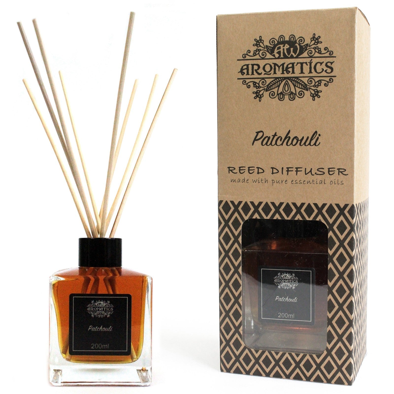 View 200ml Patchouli Essential Oil Reed Diffuser information